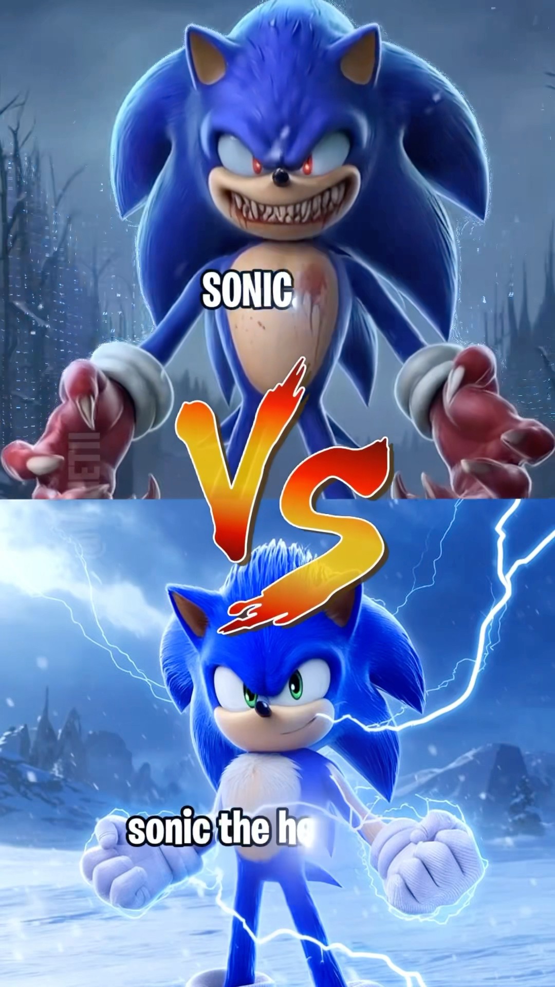 Sonic.exe and Sonic The Hedgehog and MechaGodzilla ?